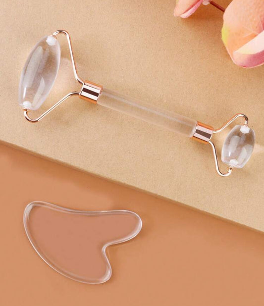 Set de masaje facial/ Transparente